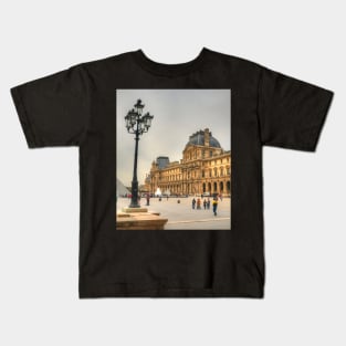 The Lamppost  & The Louvre Kids T-Shirt